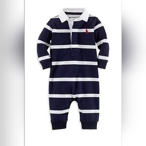 Ralph LaurenBaby Boy's Striped Cotton Coveralls